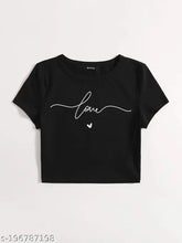 Cotton crop H/s print T-shirt in multiple sizes, featuring short sleeves and vibrant design. Made in India