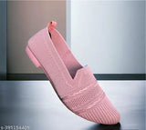 Pink canvas ballerinas by ZARA-2 with embellished design - perfect for flat feet and various outfits