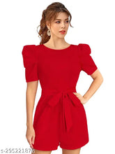Stretchable lycra knit short jumpsuit for women, solid net pattern, summer wardrobe essential
