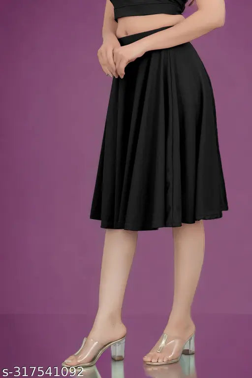 Lyocell fancy skirt, solid net, Indian-made, women's clothing - S (waist 26in, hip 36in), M (waist 28in, hip 38in), L (waist 30in, hip 40in), XL (waist 32in, hip 42in), XXL (waist 34in, hip 44in)