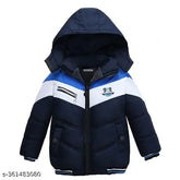 Colorblocked polyester boys jacket (Pack of 1), long sleeves, popular casual wear for kids aged 2-8 years, made in India