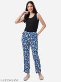Comfortable maxi rayon pyjama for ladies, ideal for nightwear and casual wear from India