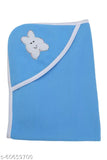 NCY fleece hooded baby blankets, pack of 4, soft and warm for mild winter, cartoon pattern design
