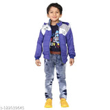 Colorblocked nylon boys jacket, official club size 0-12 months, India origin