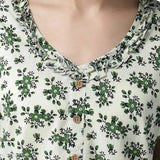 Cotton floral printed nightwear set for women, Shararat Indian-origin pyjamas and top" (107 characters)