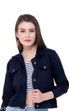 Pretty fashionable women's coat, S (36in bust, 19in length). Indian-made winter jacket