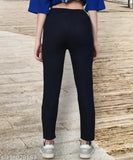 Stretchable premium black denim jogger jeans - high-waisted, slim fit, wide-leg, shaping jeans, classic blue jeans option