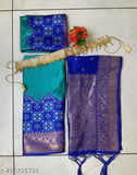 Red Art Silk Kids Lehenga Narayan Pet, ethnic motif with short sleeves, unstitched in free size