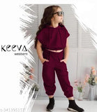 Cotton blend baby girl top and bottom set, sleeveless, soft, breathable, stylish, comfortable for kids aged 1-12 years, made in India