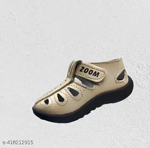 Cream synthetic leather Angry Birds sandals for kids, high quality footwear in various sizes from 9-12 Months to 5-5.5 Years. Made in India