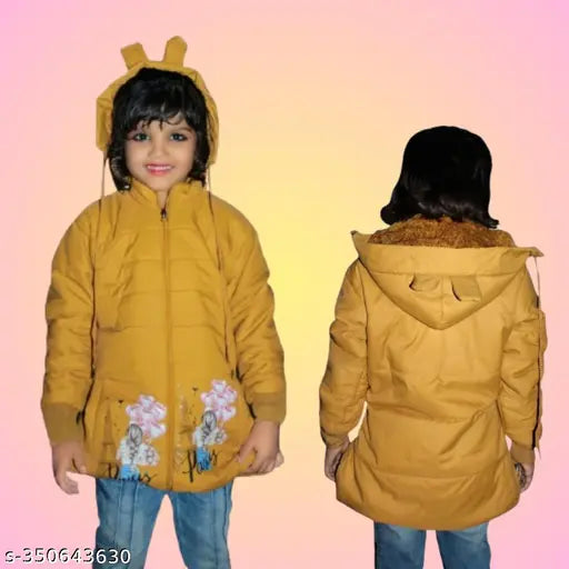 Stylish acrylic baby girl jacket, solid color, trendy and high-quality outerwear for every occasion, suitable for 12-18 months