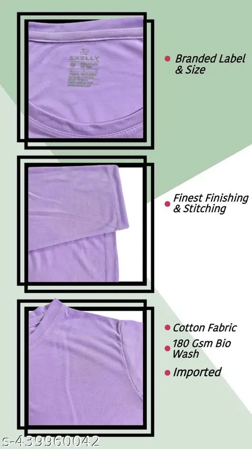 Printed cotton blend croptop SKELLY-WOMEN t-shirt for casual wear, daily wear top on model