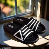 Trendy EVA boy's flip flops with brand logo, new arrival for kids aged 8-13 years