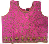 Embroidered taffeta silk lehenga choli for kids party wear, satin dupatta and net sleeves