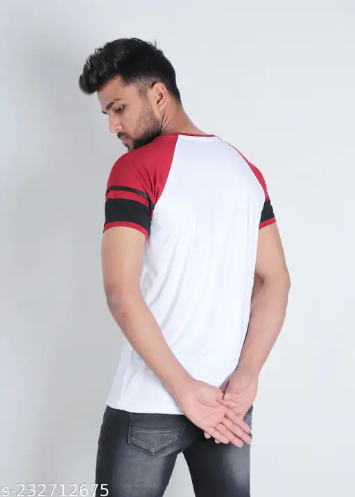 Sidhu Moosewala polycotton round neck t-shirt, printed design, short sleeves, casual wear for men