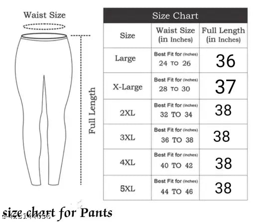 Cotton pants, women's and girls' solid color stretchable trousers, India origin