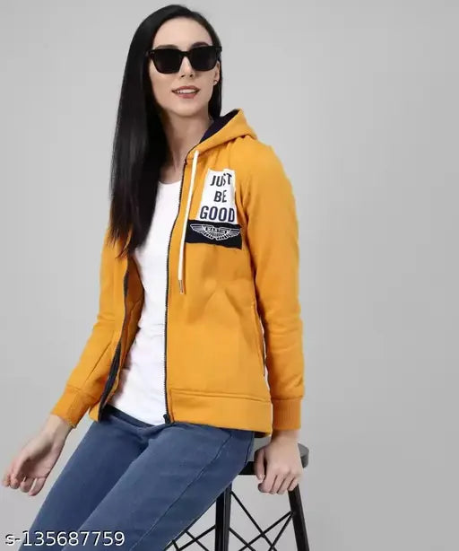 Fleece full sleeve printed women's jacket, vibrant pattern, S-XL sizes available, India origin