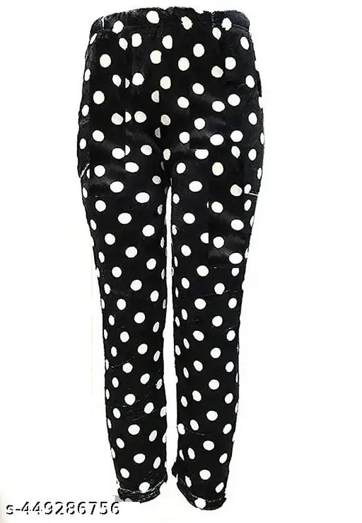 Woolen winter lower (M/L), fleece maxi dresses pack of 2, women's warm and cozy clothing from India