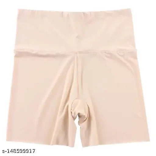 Polyamide-elastane women's & girls boyshort pants, non-rolling under skirt shorts for all activities. Solid color, moisture-wicking, breathable, and stretchy. Fits 26-32 waist, suitable for gym, dance, yoga, cycling, or bedtime." (125 characters)
