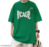 ColorChakra oversized cotton t-shirt, loose fit down shoulder style for women, three-quarter sleeves, printed pattern, India-made, soft blended cotton fabric