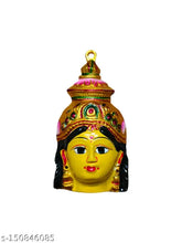 Ceramic Varalakshmi Pooja idol, Indian God face, 9cm x 4cm x 5cm