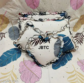 Trendy cotton botanical double bedsheet set with 2 pillow covers & 2 cushion covers, heart pillow cover included, size 90x100 inches, ideal for adults, superfine quality by J.B Trading company