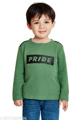 Cotton blend kids sweatshirt with printed net pattern, skin-friendly for boys daily wear (1-2yrs to 5-6yrs), made in India