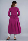 Purple mirror work cotton kurta pant set, vibrant hue, intricate design, Indian craftsmanship