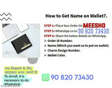 Faux leather wallet for men, personalized with name, solid pattern, 4 compartments