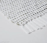 Brown striped acrylic/cotton HomewayTex throw, suitable for sofa or bed (130x180 cm / 52x70"), easy care and versatile design