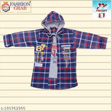 Cotton printed hoodie jacket with attached T-shirt, versatile for casual to dressy wear, soft and comfortable fit, available in various colors and patterns, quality construction, for boys aged 15-16 years