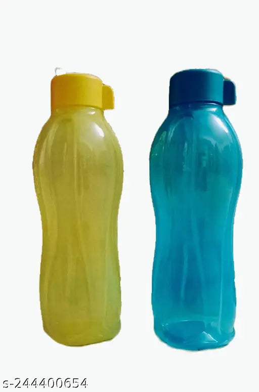 Blue, green, pink, purple Tupperware Aqua safe 1L bottles for hydration on the go, reusable and leak-proof
