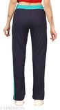 Cotton blend women's net track pants (pack of 2), adjustable waist, solid pattern, premium Southtree collection