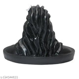 Black Polyresin Adiyogi Shiva Statue decorative showpiece, 11 cm tall on display in home decor setup