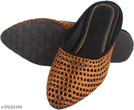 Colorful synthetic slip-on Rajasthani Jutis for women, handcrafted in India with art toned square embellishments and regular sizing: IND-4, IND-5, IND-6, IND-7, IND-8, IND-9