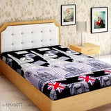 Microfiber queen-sized New Designs double bedsheet with 2 pillow covers, 140 thread count