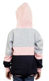 Multicolor wool sweatshirt & hoodie pack for girls, self-designed pattern, long sleeves, sizes 4-11 years