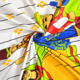 69Orange89 UniqChoice 120TC cotton double bedsheet & 2 pillow covers, Jaipuri-style flat sheets