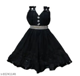Sleeveless net kids' ethnic gown (9-12M, 12-18M, etc.), Indian traditional fashion for girls