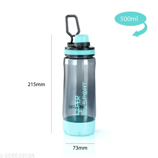 Blue BPA-free sports water bottle, ideal for gym, kids, or school use (Pack of 1) - Leakproof, durable, and easy to clean