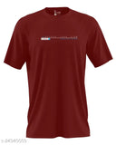 Trendy cotton short sleeve men's t-shirts, printed design, 2 pieces (S & M), original Indian product