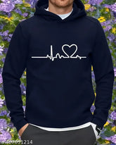 Black cotton blend, Korean style full sleeve T-shirt for men and boys - trendy Western wear, suitable for all seasons