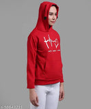 Cotton blend sweatshirt for girls, solid color with "Cute Stylus" design, sizes 11-12 years, 12-13 years, 13-14 years, 14-15 years