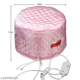 Semi-circular thermal hair spa cap with adjustable heat, nourishes and deep conditions damaged or natural hair, made of quality PU fabric