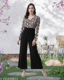 Printed Lycra winter jumpsuit, long sleeves, multiple sizes available for women