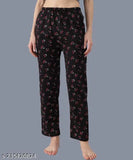 Anixa cotton maxi printed nightdress for women and girls - Indian lounge wear in soft cotton fabric