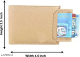 Leather ATM VEG wallet, free size with 4 compartments, handcrafted and trendy design