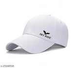 Solid XL sky-blue baseball cap, high-quality Fancy Men caps with SKYRIDE logo for everyday wear, made in India