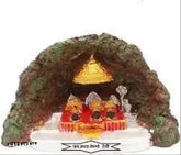 Poly resin Saraswati idol figurine, Mata Rani Di decorative replica for home temple, India origin