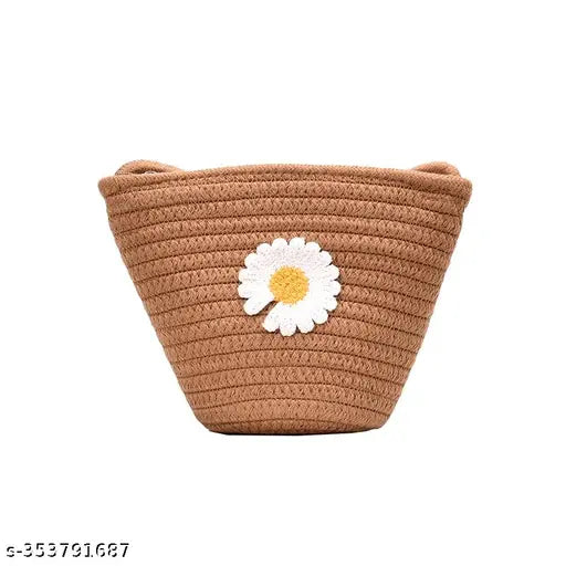 Jute solid net sling bag, shoulder bag for women & cross body bag. Free size with one compartment, perfect for daily essentials (India origin)